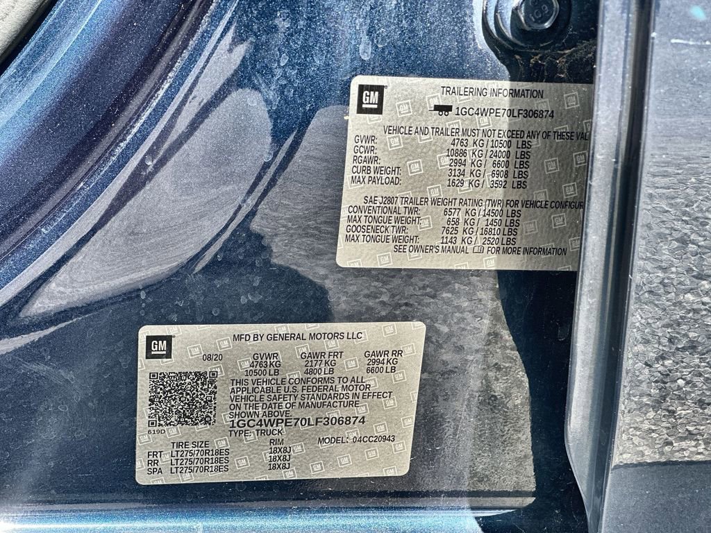 Certified 2020 Chevrolet Silverado 2500 LTZ w/ LTZ Plus Package image 34
