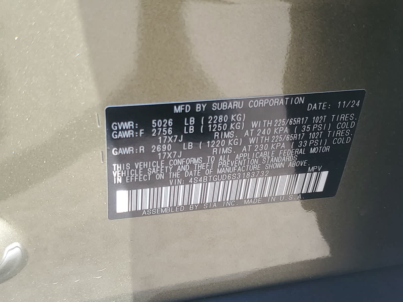 Used 2025 Subaru Outback Wilderness AWD/4WD image 28