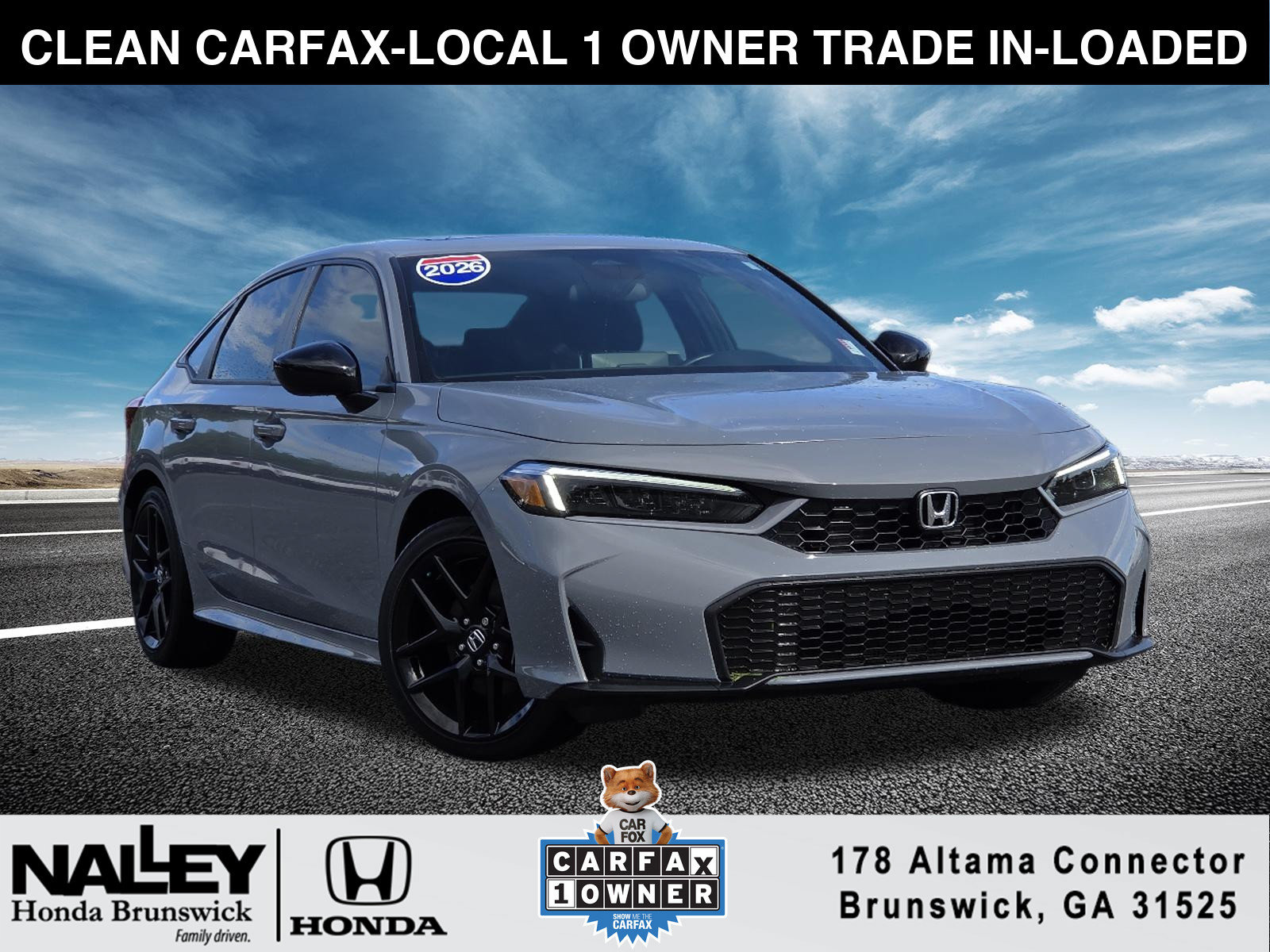 Certified 2026 Honda Civic Sport video 1