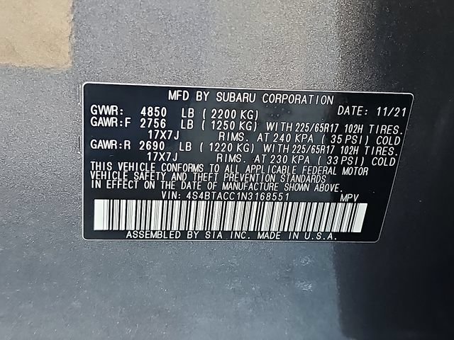 Used 2022 Subaru Outback Premium AWD/4WD image 27