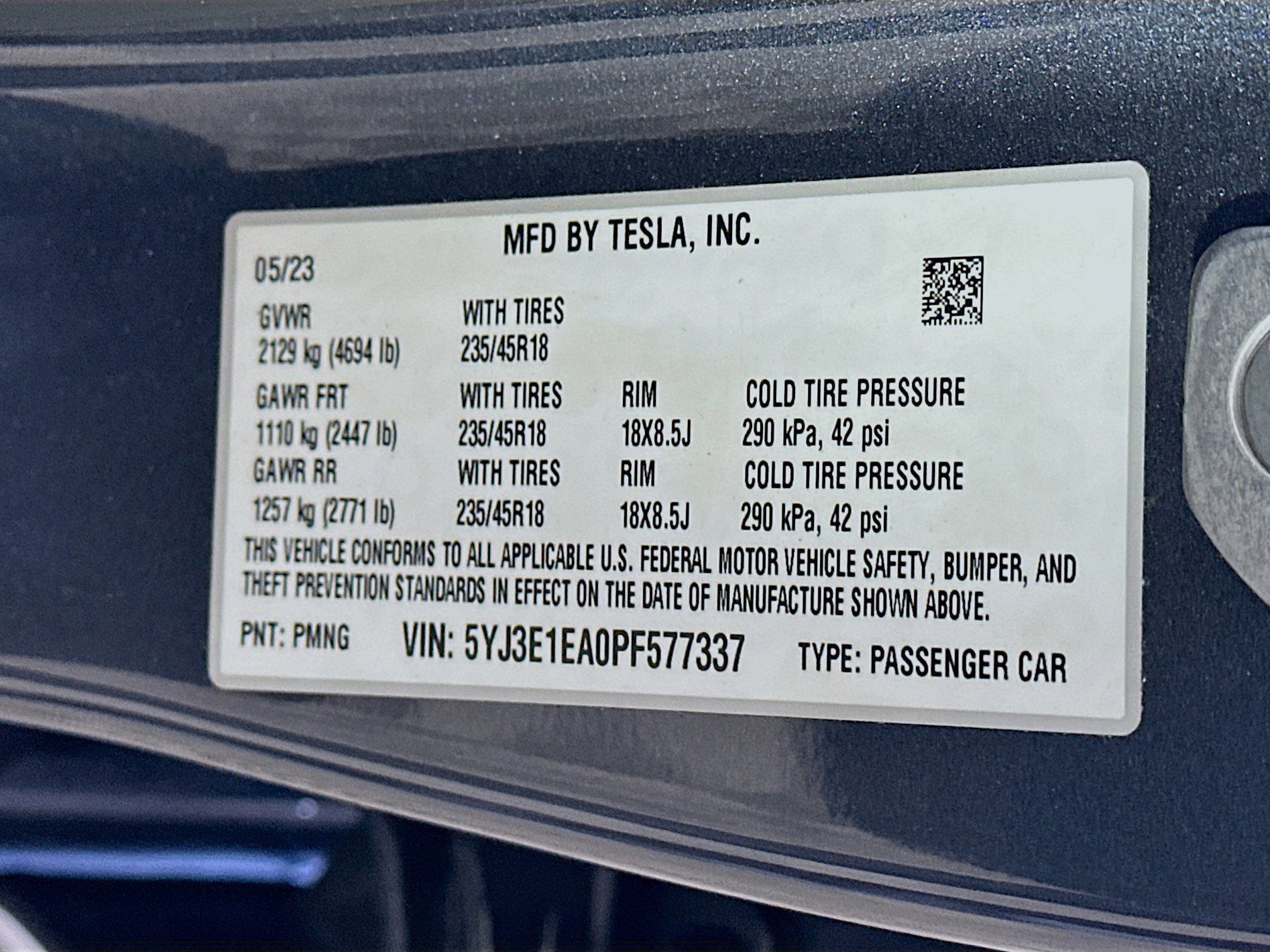 Used 2023 Tesla Model 3 Standard Range RWD image 12