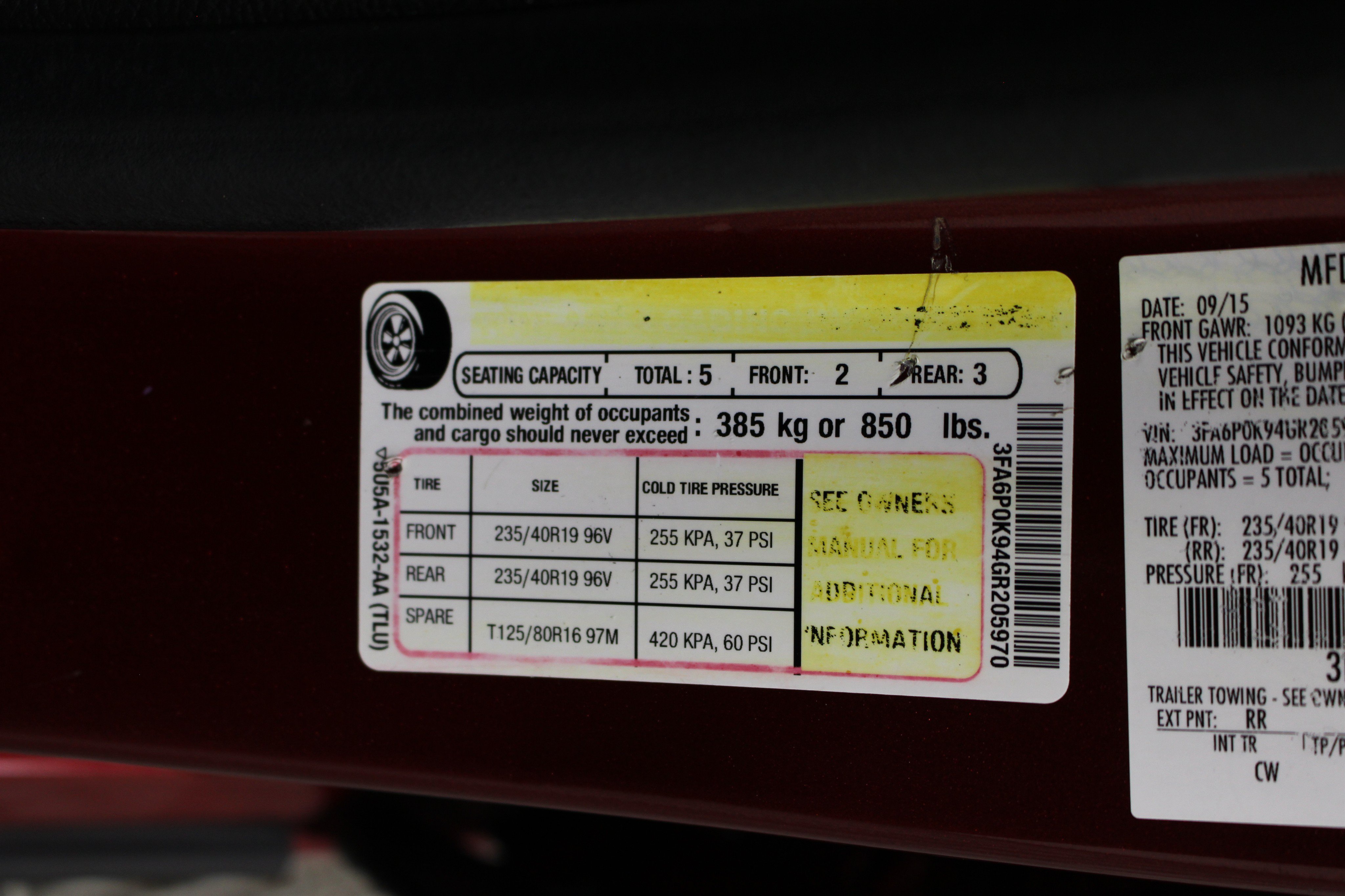 Used 2016 Ford Fusion Titanium FWD image 40