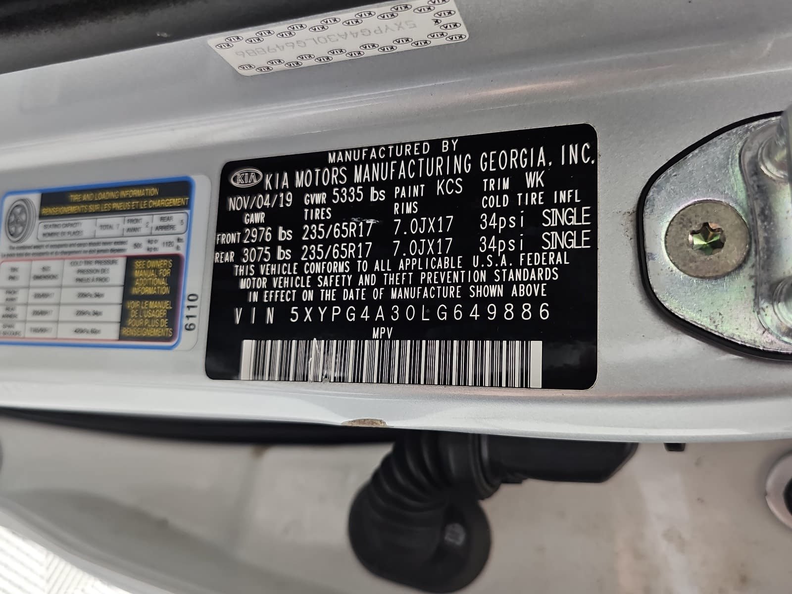 Used 2020 Kia Sorento LX FWD image 30