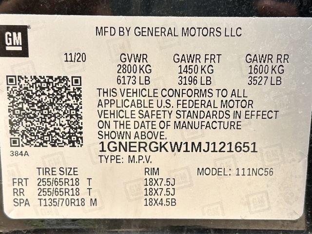 Used 2021 Chevrolet Traverse LT image 13