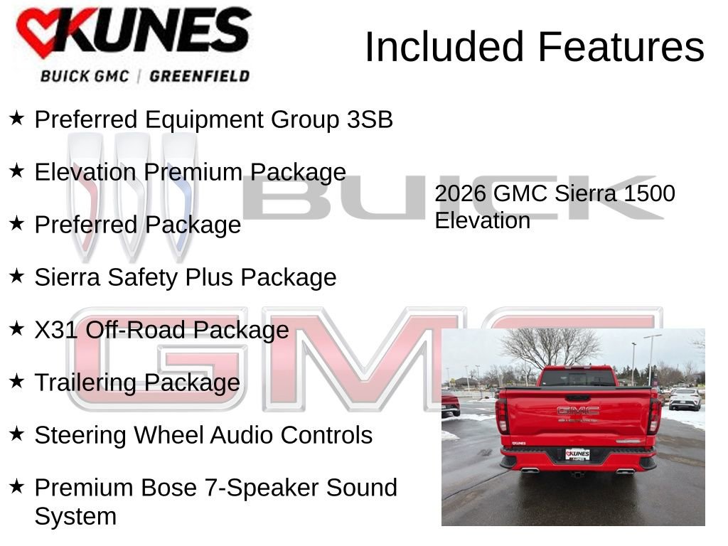 New 2026 GMC Sierra 1500 Elevation w/ Elevation Premium Package image 3