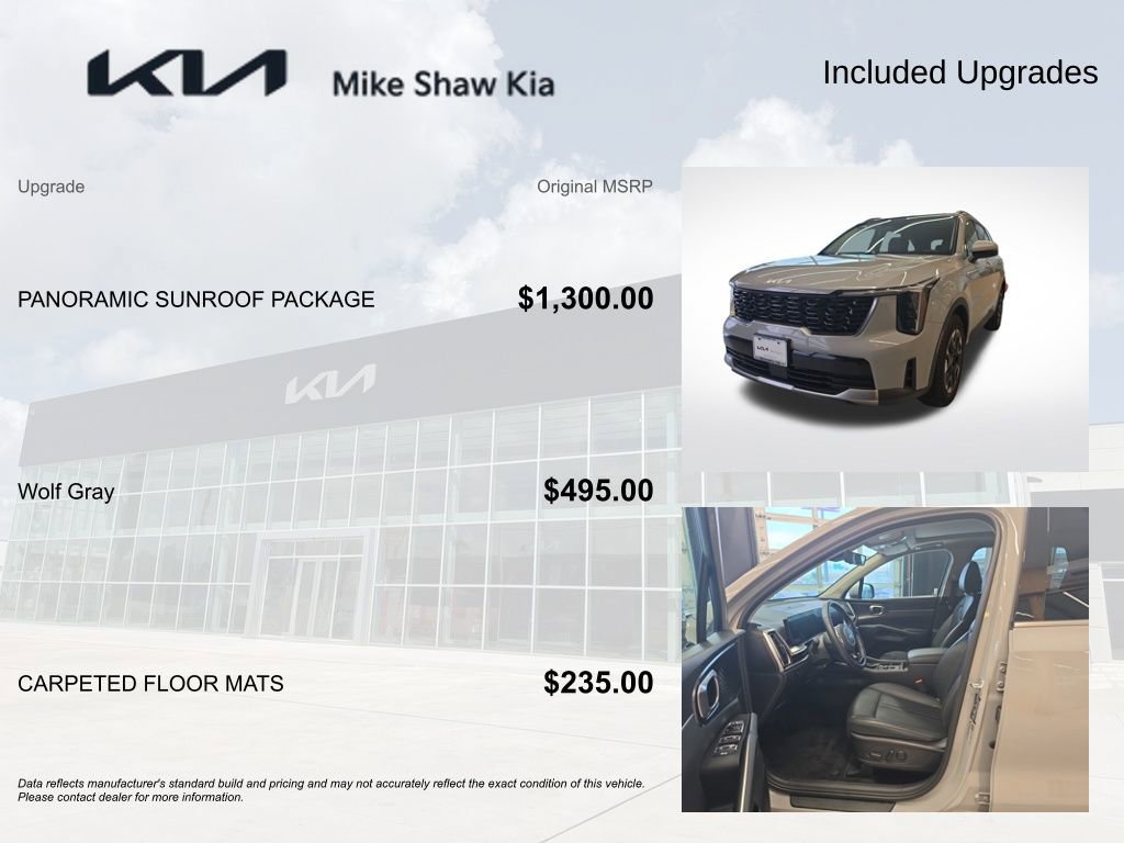 Used 2025 Kia Sorento S w/ Panoramic Sunroof Package image 3