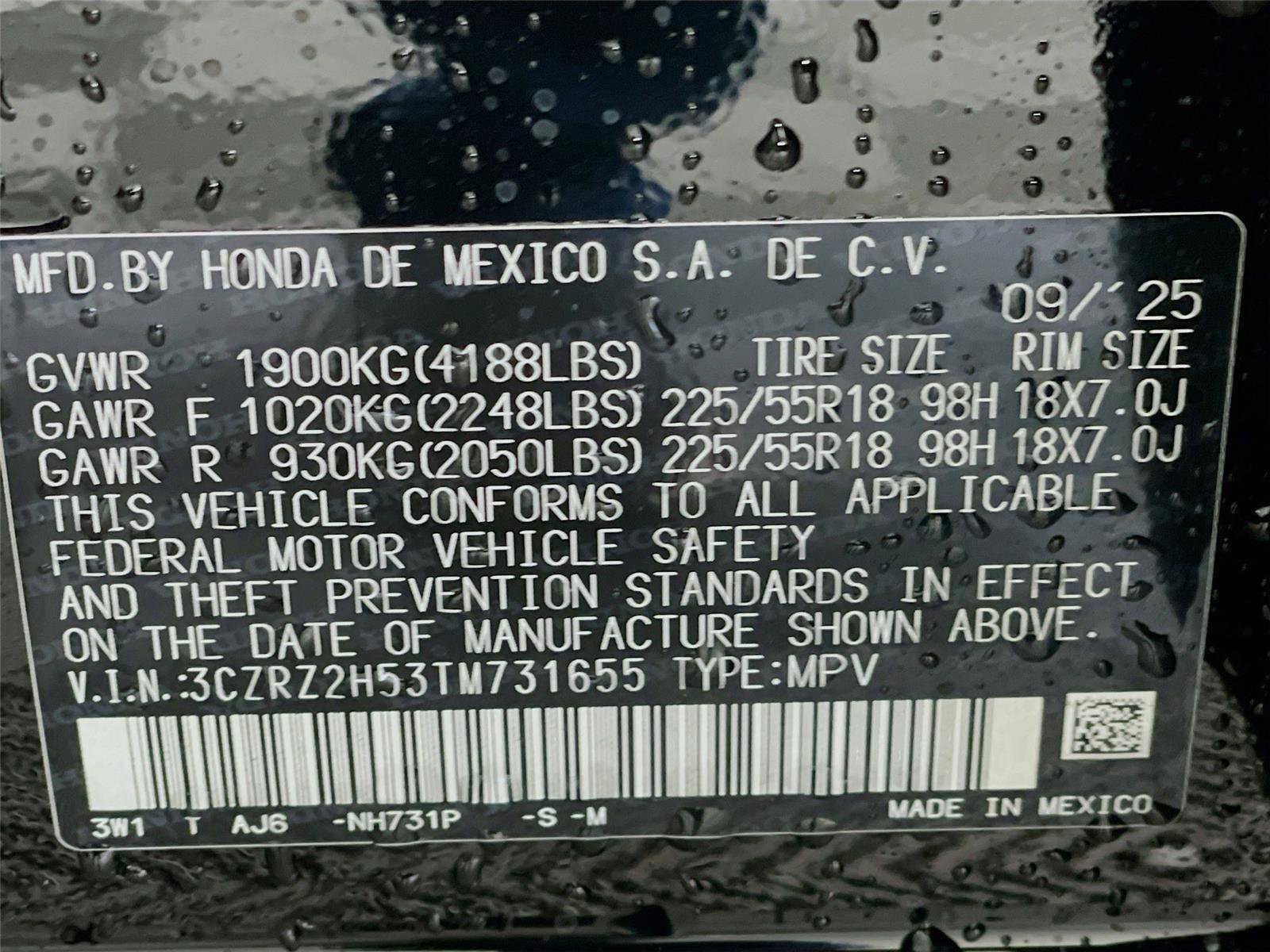 New 2026 Honda HR-V Sport image 21