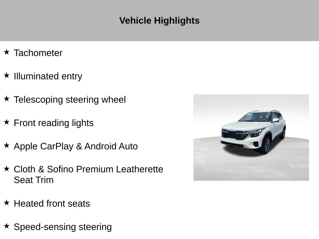 Certified 2024 Kia Seltos S AWD/4WD image 55