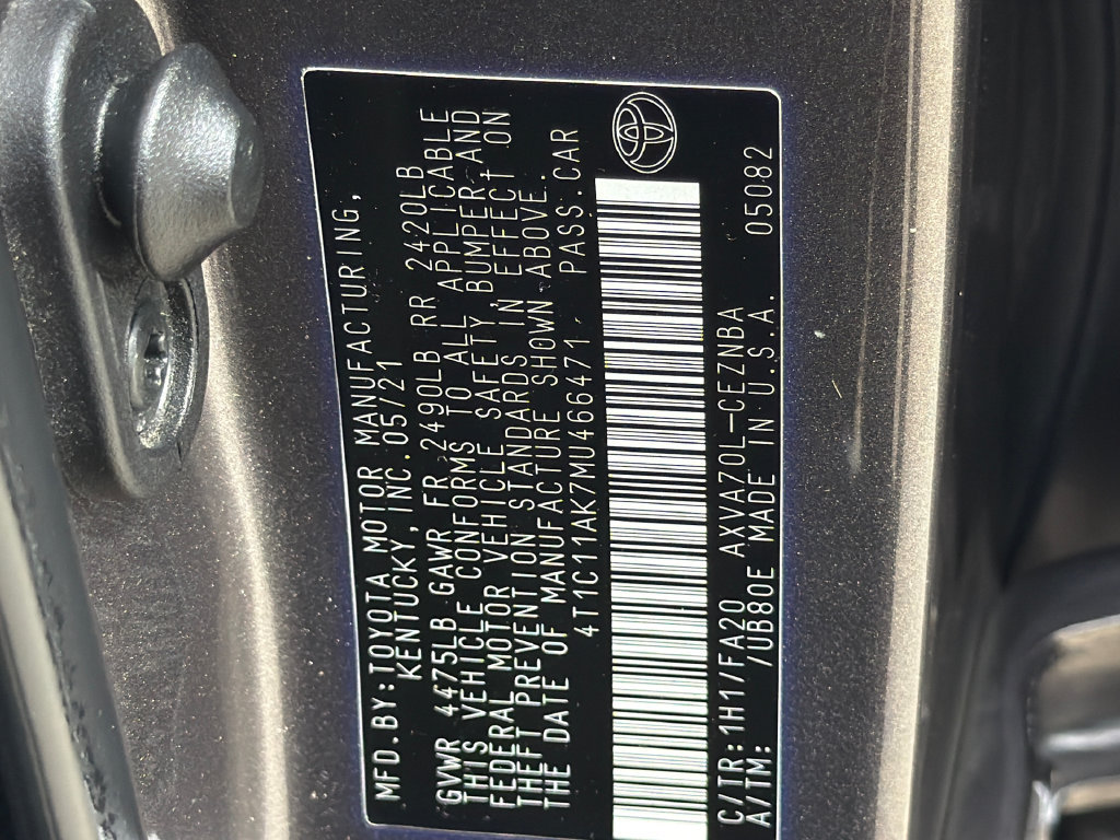 Used 2021 Toyota Camry LE FWD image 31