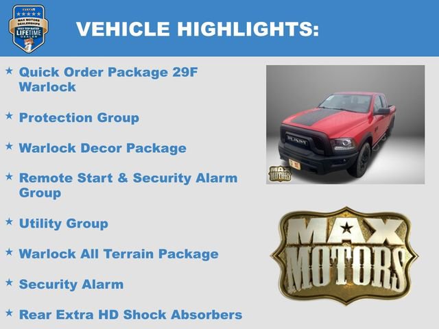 Used 2022 RAM 1500 Classic Warlock w/ Protection Group AWD/4WD image 6