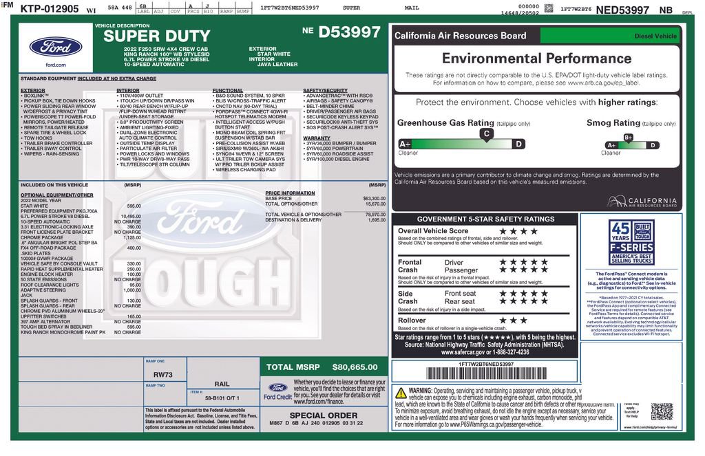 Used 2022 Ford F250 King Ranch w/ Chrome Package image 14