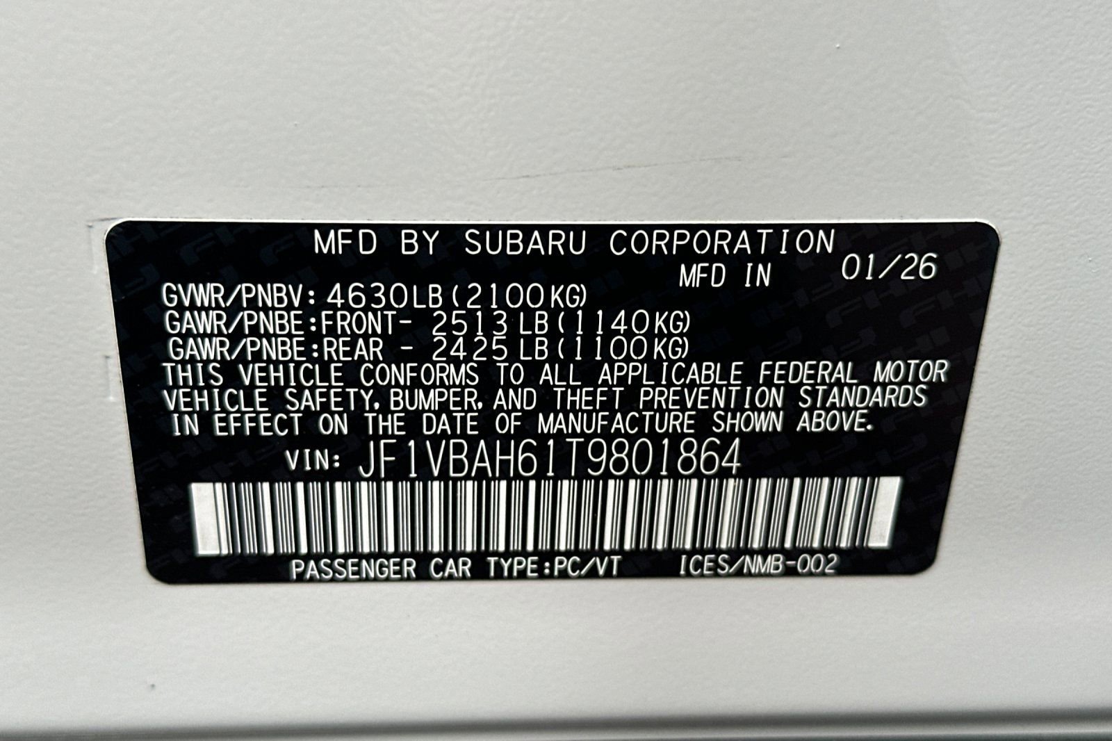 New 2026 Subaru WRX Premium AWD/4WD image 34