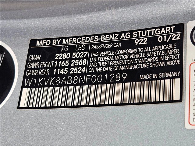 Certified 2022 Mercedes-Benz SL 55 AMG 4MATIC image 20