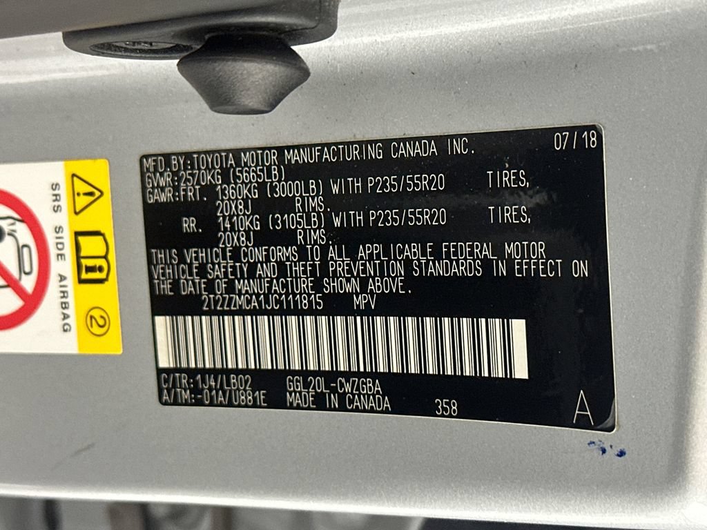 Used 2018 Lexus RX 350 FWD w/ Premium Package image 9
