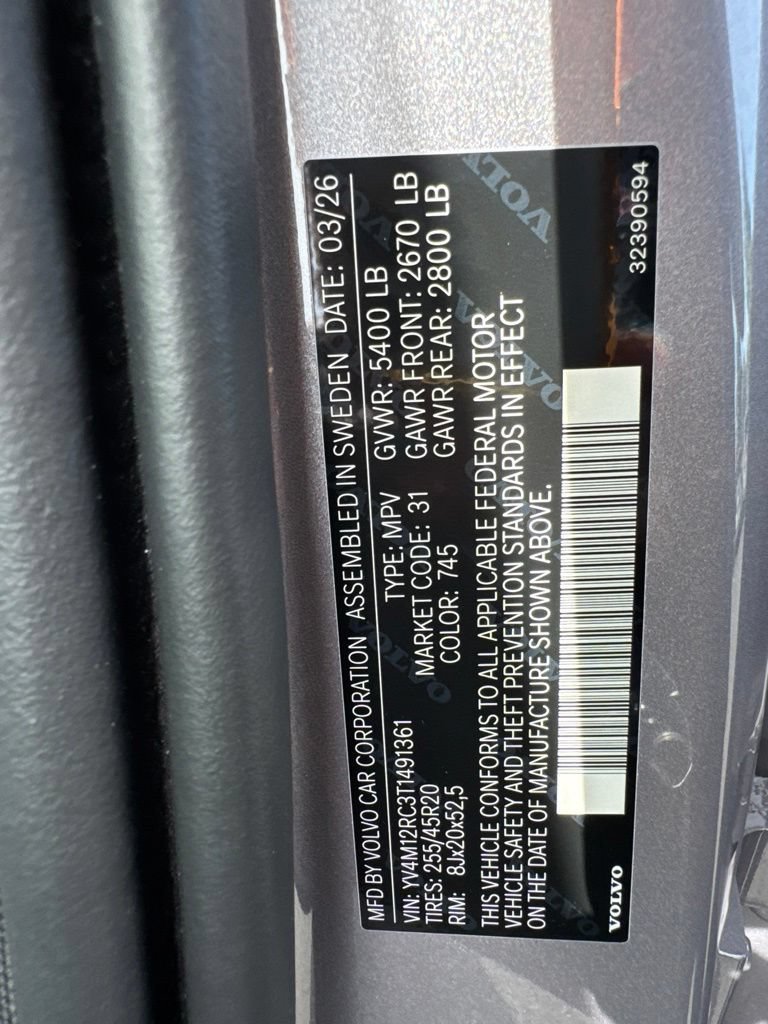 New 2026 Volvo XC60 B5 Plus w/ Climate Package AWD/4WD image 30