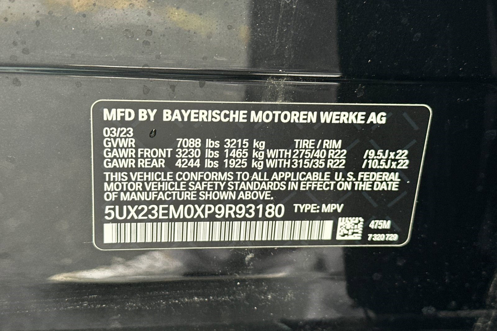 Used 2023 BMW X7 xDrive40i w/ M Sport Package image 41