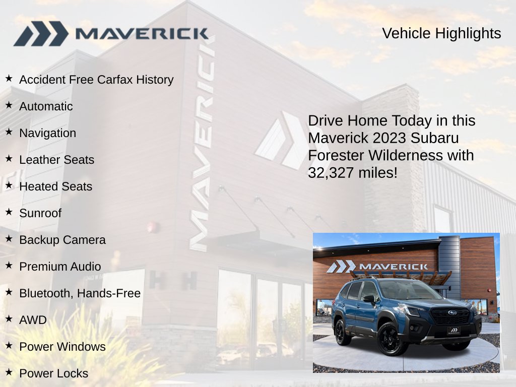 Used 2023 Subaru Forester Wilderness AWD/4WD image 5
