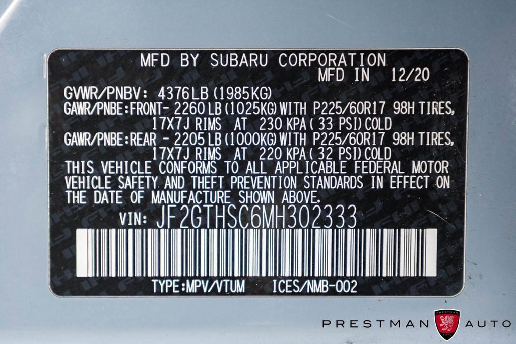 Used 2021 Subaru Crosstrek 2.5i Sport w/ Moonroof Package image 41