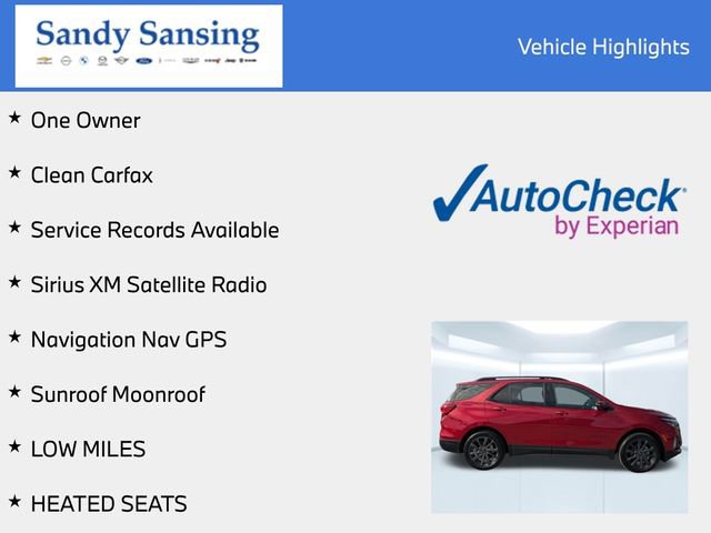 Used 2023 Chevrolet Equinox RS w/ RS Leather Package image 7