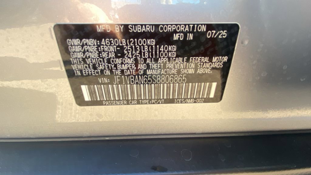 New 2025 Subaru WRX Limited image 32