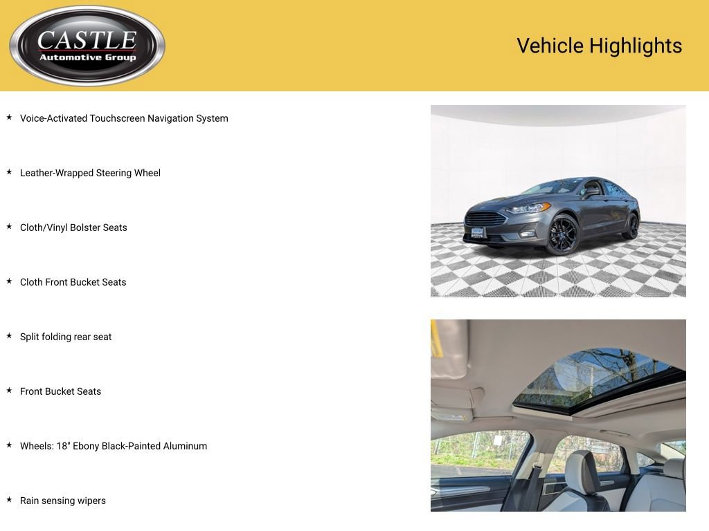 Used 2020 Ford Fusion SE w/ Equipment Group 151A image 7