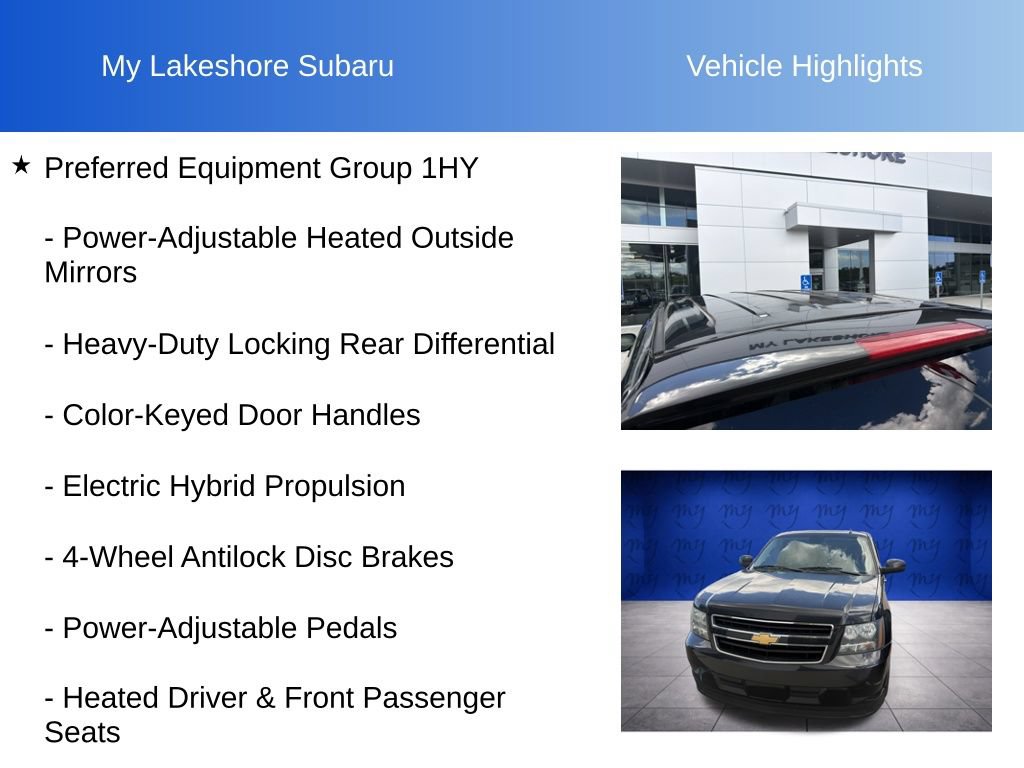 Used 2012 Chevrolet Tahoe 4WD Hybrid image 11