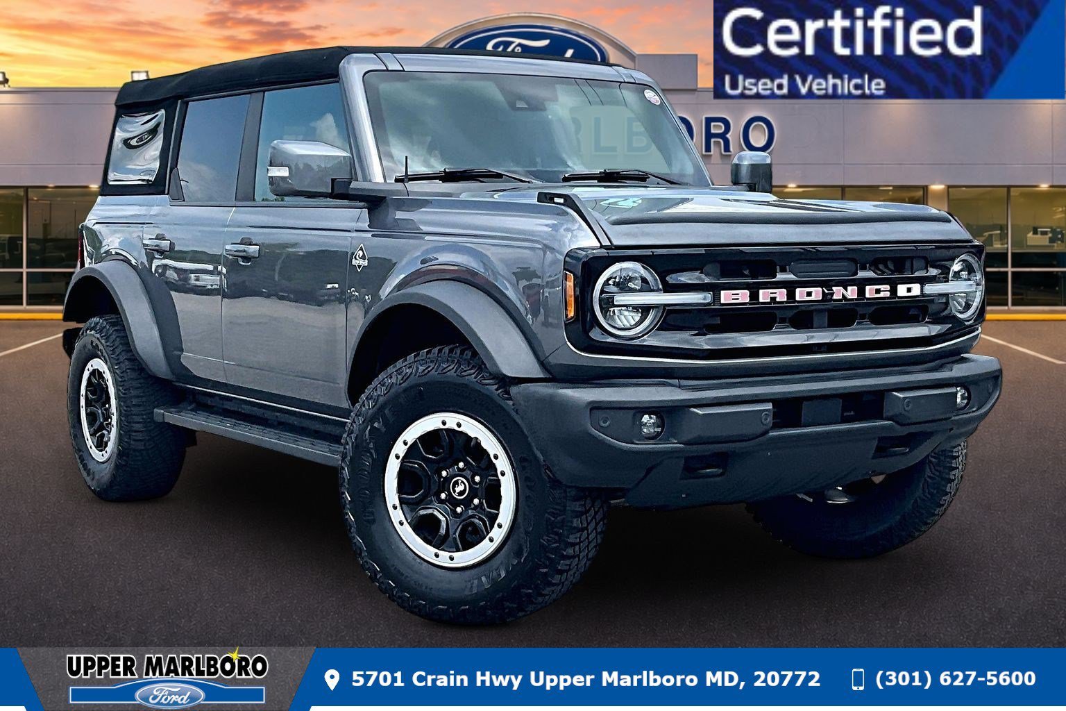 Certified 2023 Ford Bronco Outer Banks w/ Sasquatch Package
