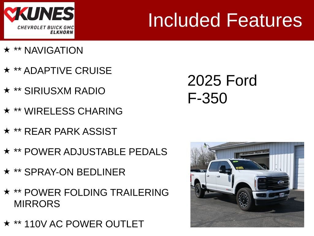 Used 2025 Ford F350 Platinum image 3