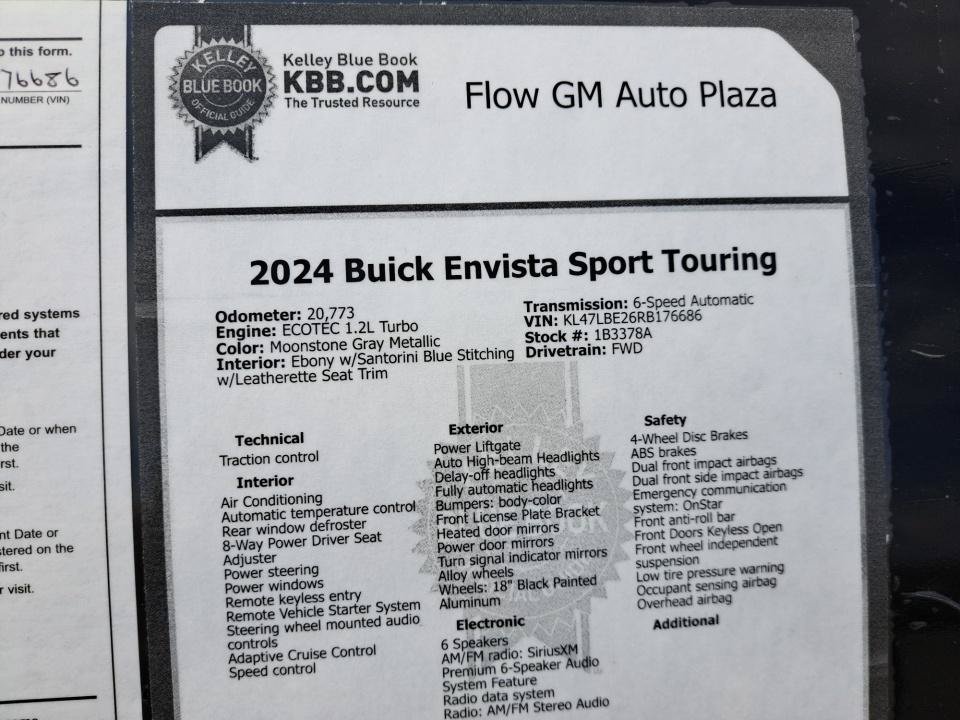 Used 2024 Buick Envista Sport Touring w/ Convenience I Package FWD image 35
