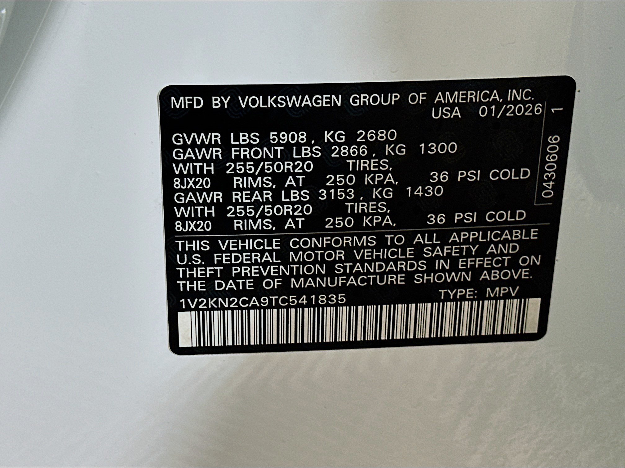 New 2026 Volkswagen Atlas SE AWD/4WD image 32
