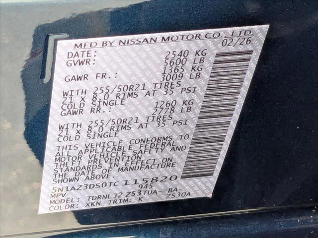 New 2026 Nissan Murano Platinum image 17