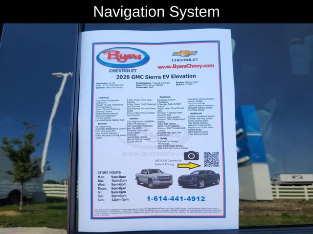 Used 2026 GMC Sierra EV Elevation w/ Premium Package AWD/4WD image 14