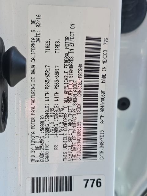 Used 2016 Toyota Tacoma TRD Sport w/ Premium & Technology Package AWD/4WD image 56