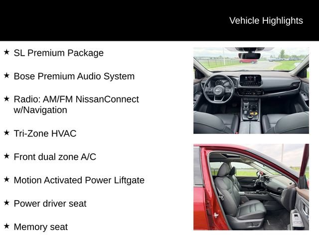 Used 2023 Nissan Rogue SL w/ SL Premium Package AWD/4WD image 12