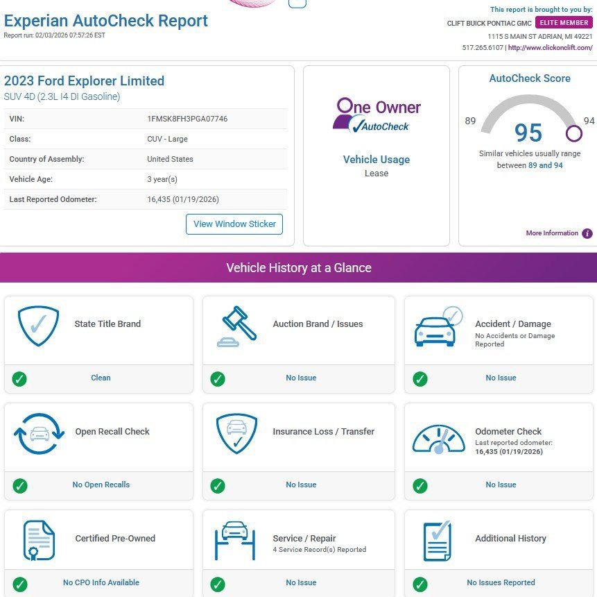 Used 2023 Ford Explorer Limited w/ Limited Technology Package image 3