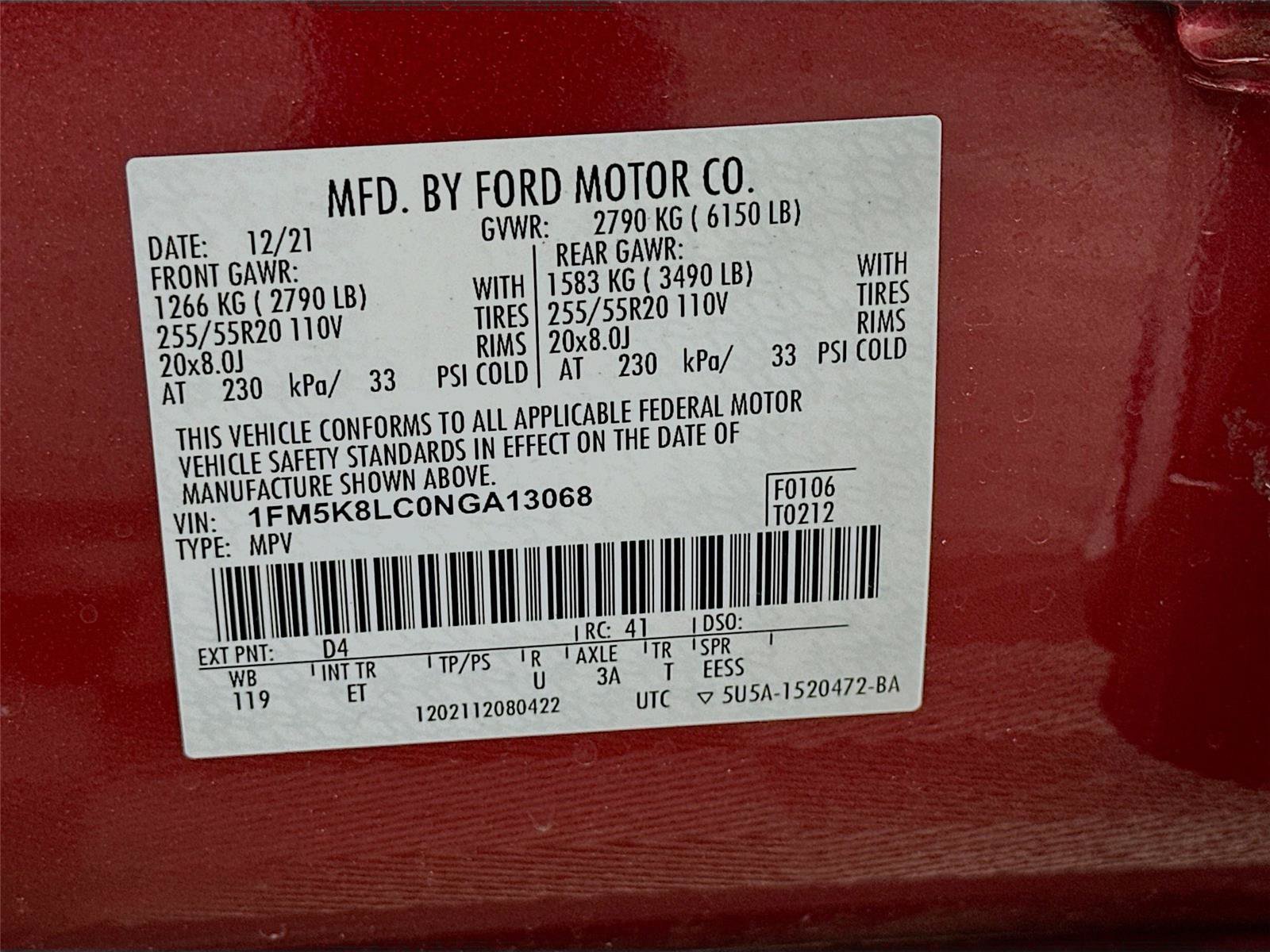 Used 2022 Ford Explorer King Ranch w/ Class IV Trailer Tow Package AWD/4WD image 24