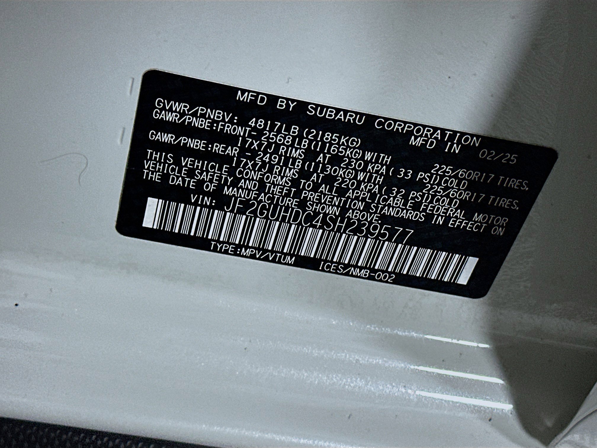 Used 2025 Subaru Crosstrek 2.0i Premium image 12