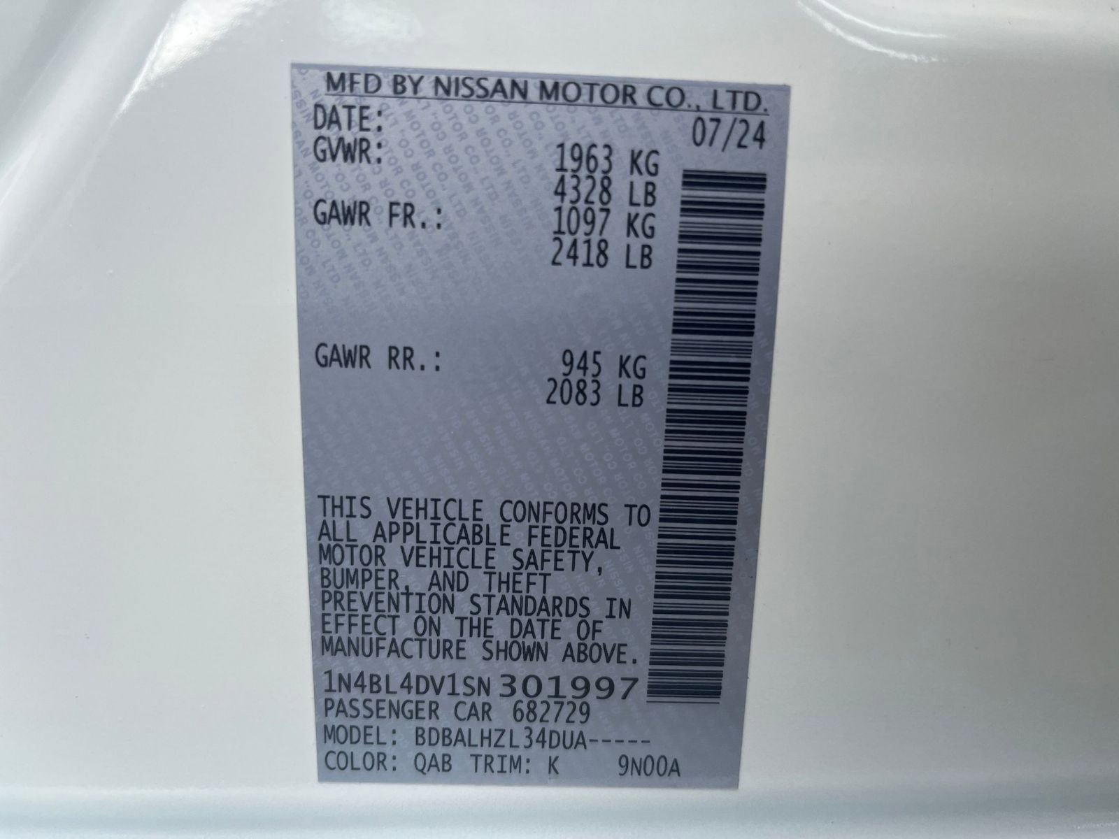 Used 2025 Nissan Altima 2.5 SV image 30