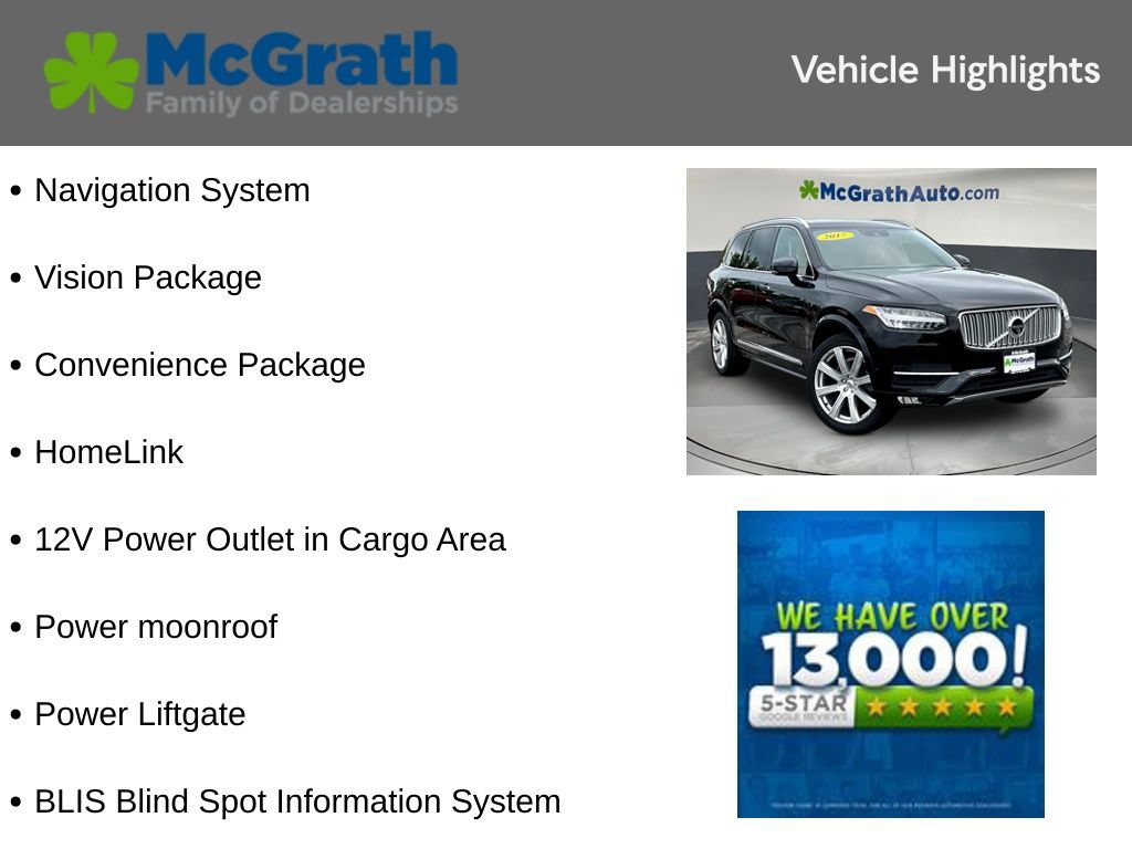 Used 2017 Volvo XC90 T6 Inscription w/ Vision Package AWD/4WD image 6