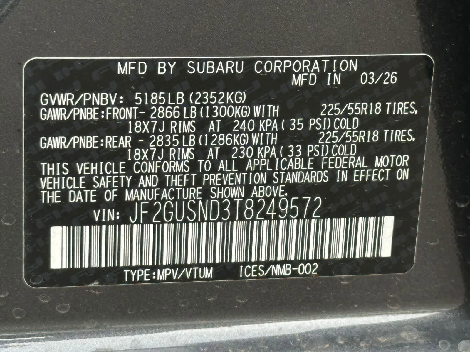 New 2026 Subaru Crosstrek 2.5i Limited AWD/4WD image 31