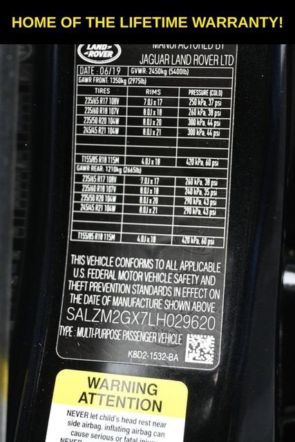 Used 2020 Land Rover Range Rover Evoque R-Dynamic HSE image 58