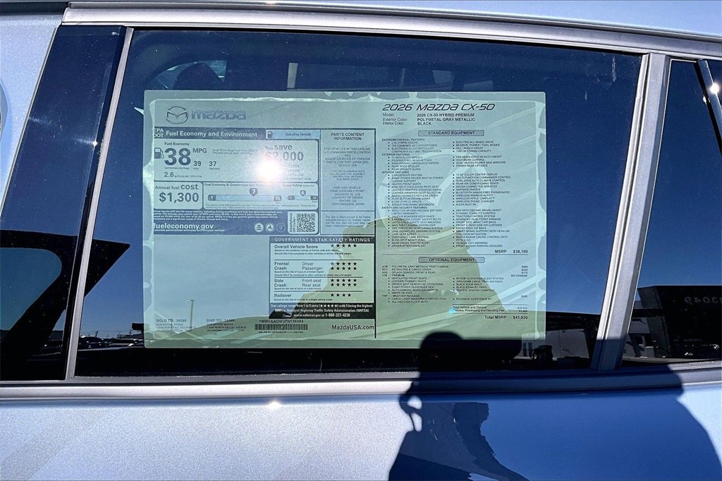 New 2026 MAZDA CX-50 AWD 2.5 Hybrid w/ Weather Package image 13