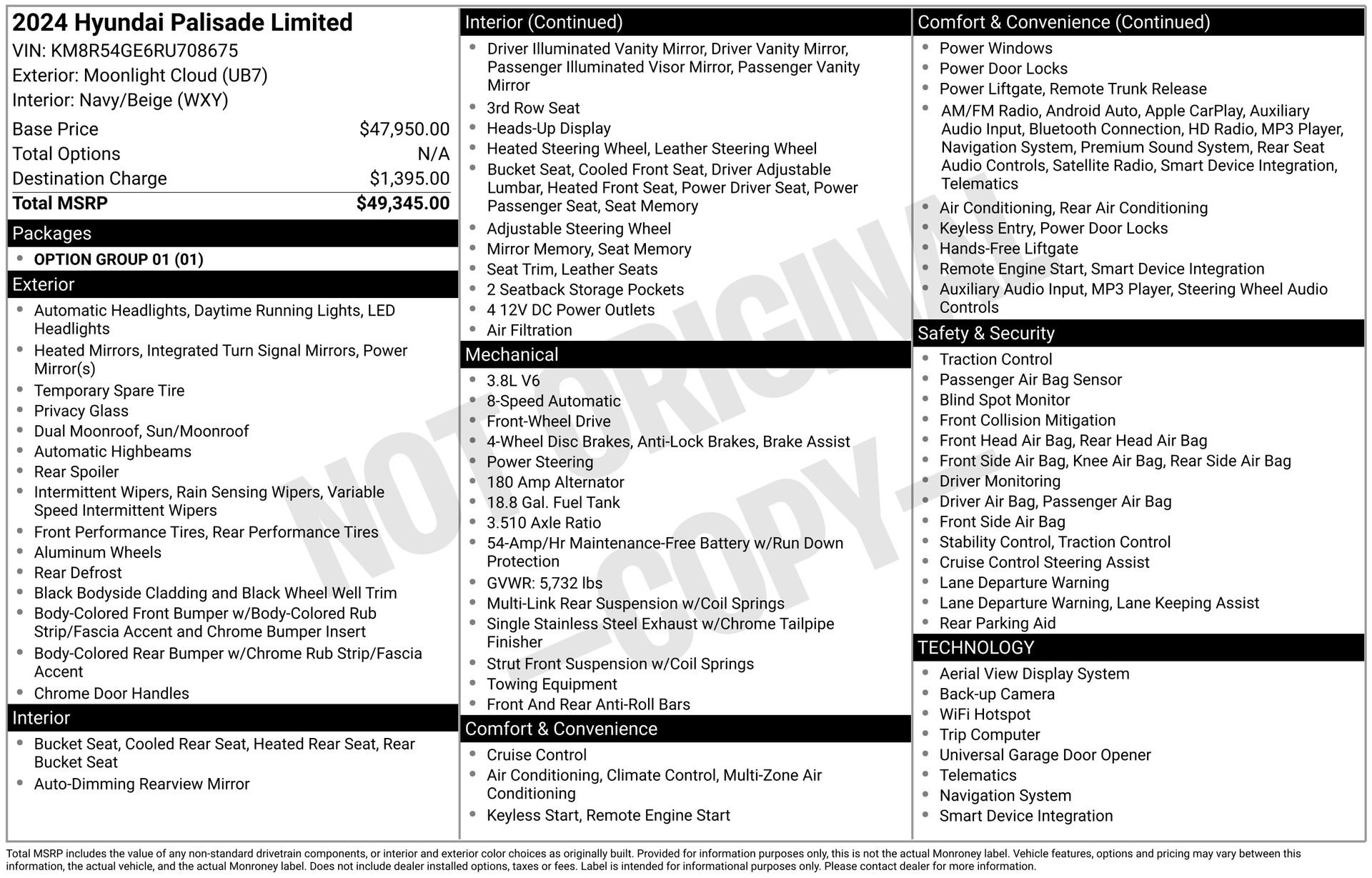 Used 2024 Hyundai Palisade Limited image 32