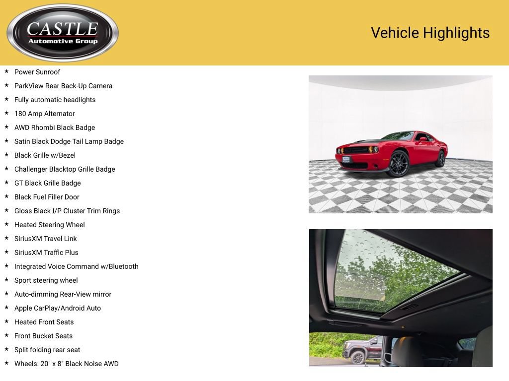 Used 2023 Dodge Challenger GT w/ Blacktop Package AWD/4WD image 7