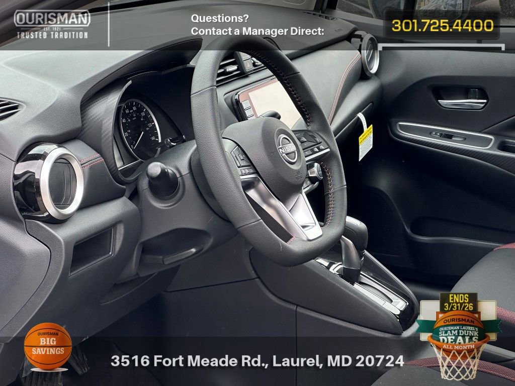 New 2025 Nissan Versa SR w/ Trunk Package image 11