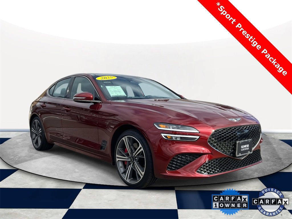Certified 2025 Genesis G70 2.5T w/ Sport Prestige Package