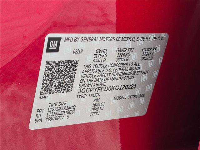 Used 2019 Chevrolet Silverado 1500 LT Trail Boss AWD/4WD image 25