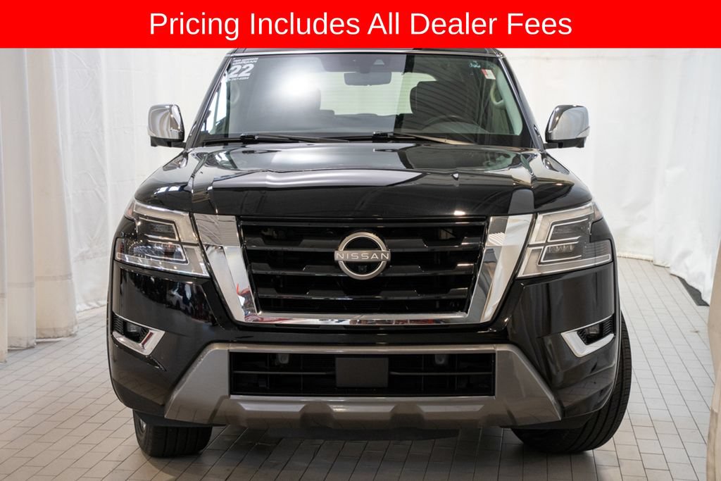 Used 2022 Nissan Armada Platinum w/ Captain's Chairs Package AWD/4WD image 2