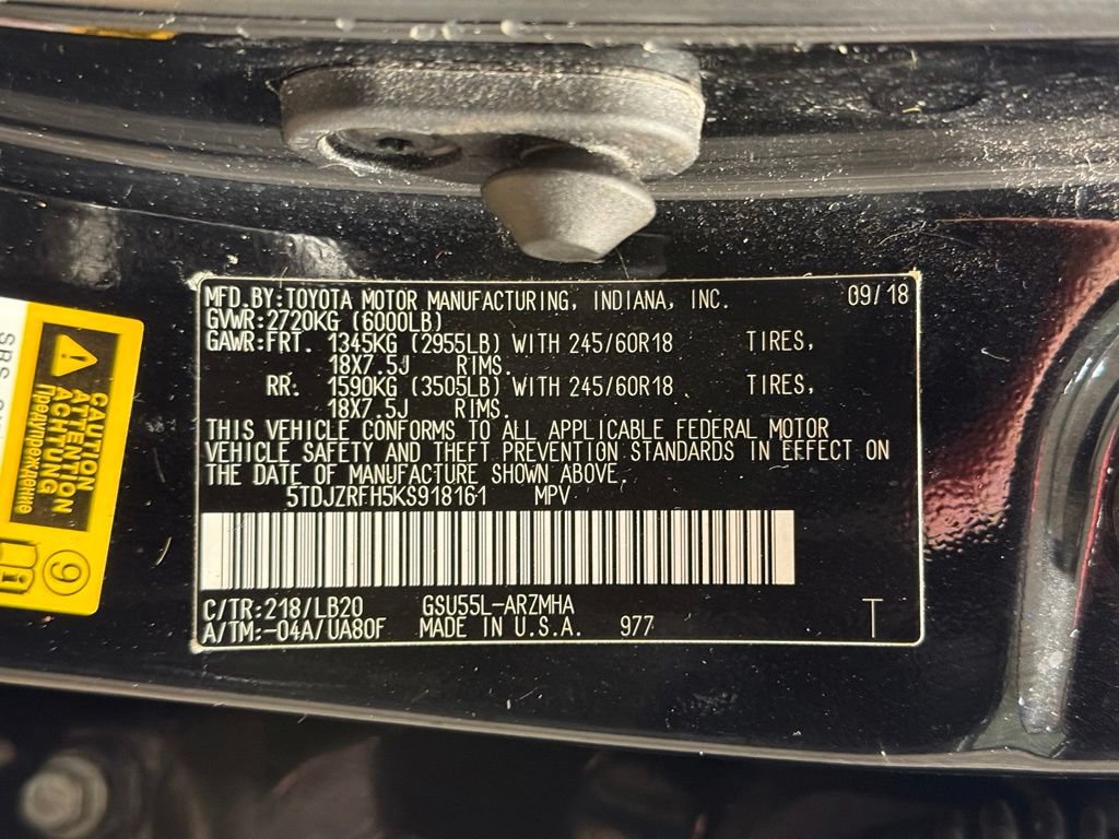 Certified 2019 Toyota Highlander XLE AWD/4WD image 34