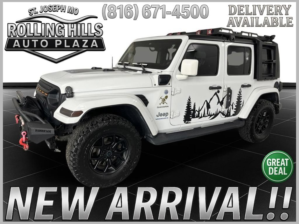Used 2023 Jeep Wrangler Unlimited Sahara w/ Cold Weather Group AWD/4WD image 1
